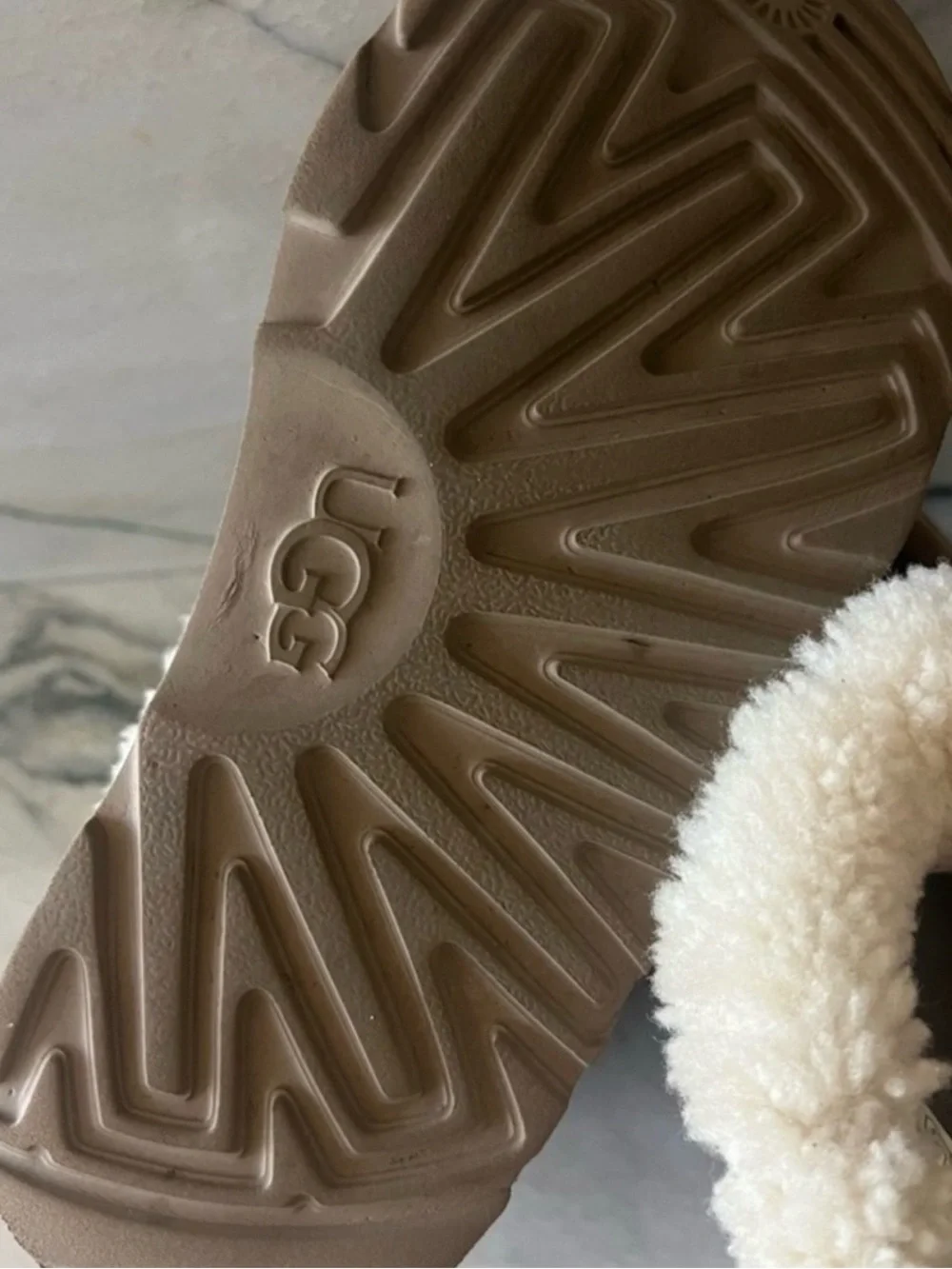 UGG Ultra Mini Fluff Shearling Boots